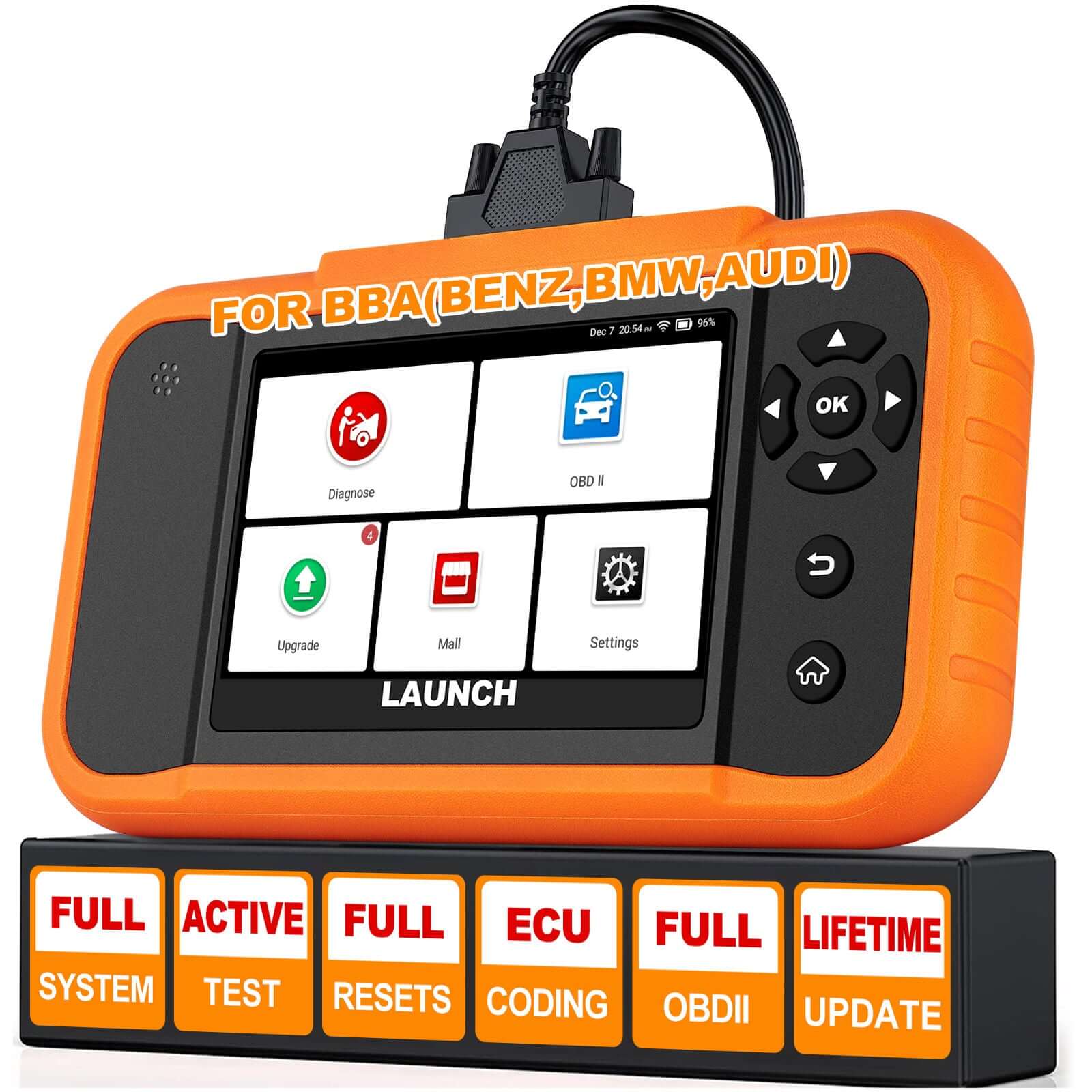 LAUNCH X431 Creader Elite V2.0 for BMW, Mercedes-Benz and Audi Scanner - Image 2