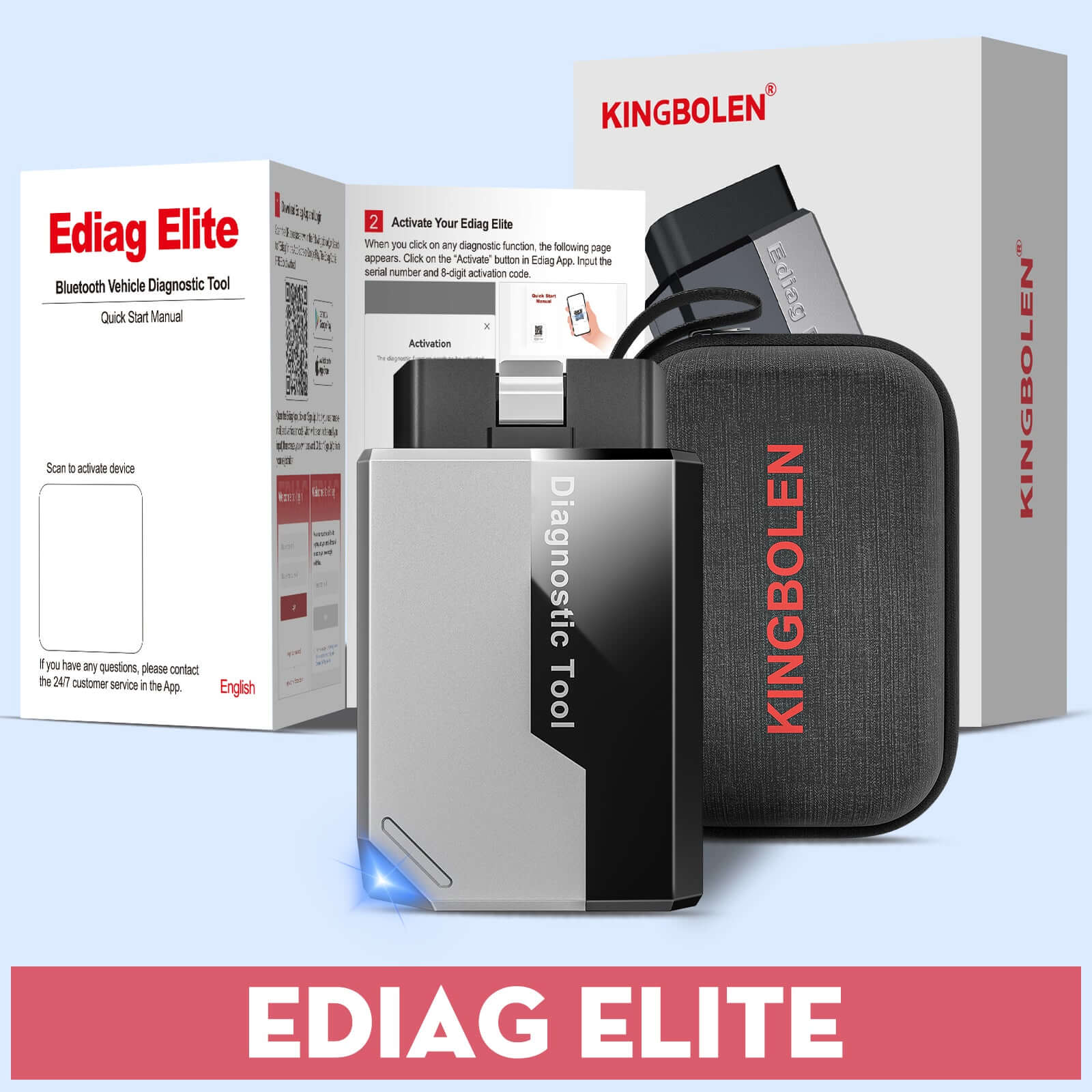 KINGBOLEN EDIAG ELITE Bluetooth OBD2 Scanner | Bidirectional Control - Image 11