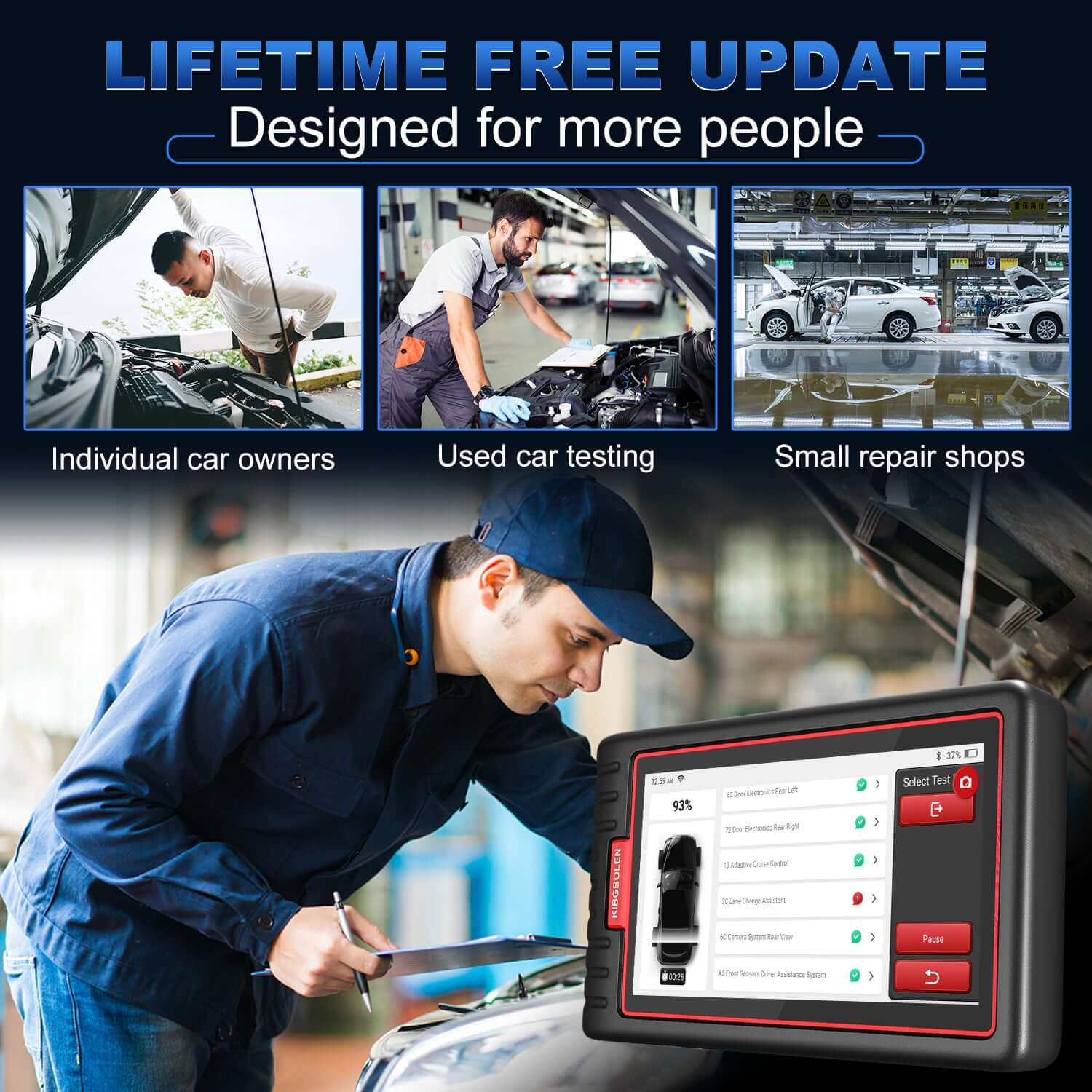 KINGBOLEN S6 Bluetooth ABS Bleed Scan Tool with 28 Resets | Lifetime Free Update - Image 6