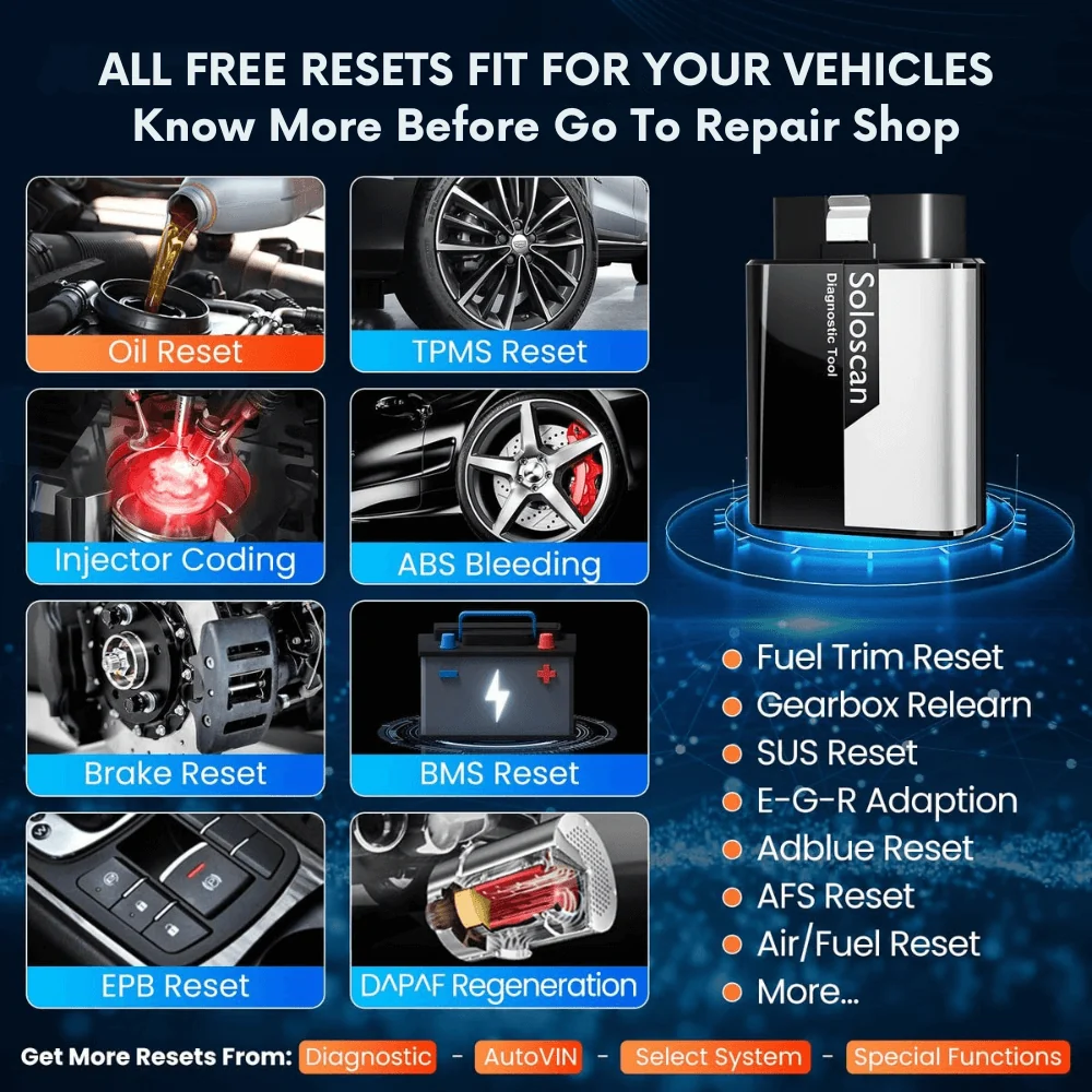 KINGBOLEN SOLOSCAN Audi & Bentley Bluetooth Obd2 Scanner - Image 7