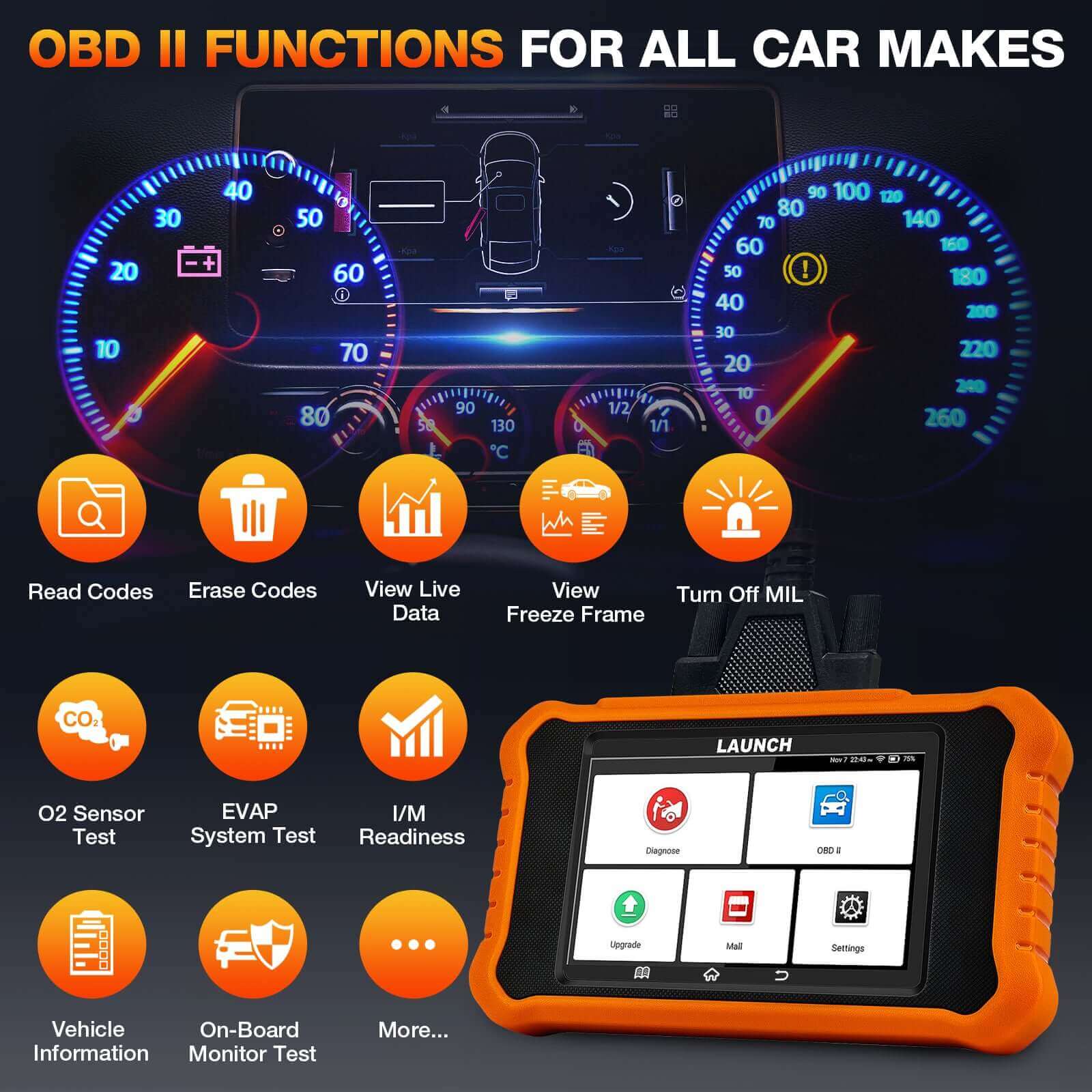 LAUNCH X431 Creader Elite 2.0 for BMW OBD2 Reader | Bi-Directional Diagnostic Tool - Image 3