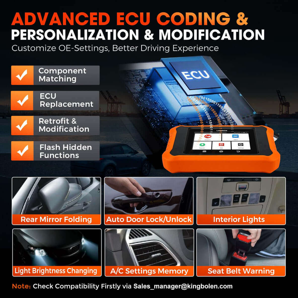 LAUNCH X431 Creader Elite 2.0 for BMW OBD2 Reader | Bi-Directional Diagnostic Tool - Image 9