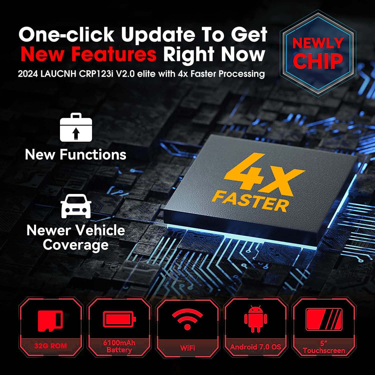 LAUNCH CRP123i V2.0 Elite ABS Scanner | 4-System OBD2 Diagnostic Tool - Image 10