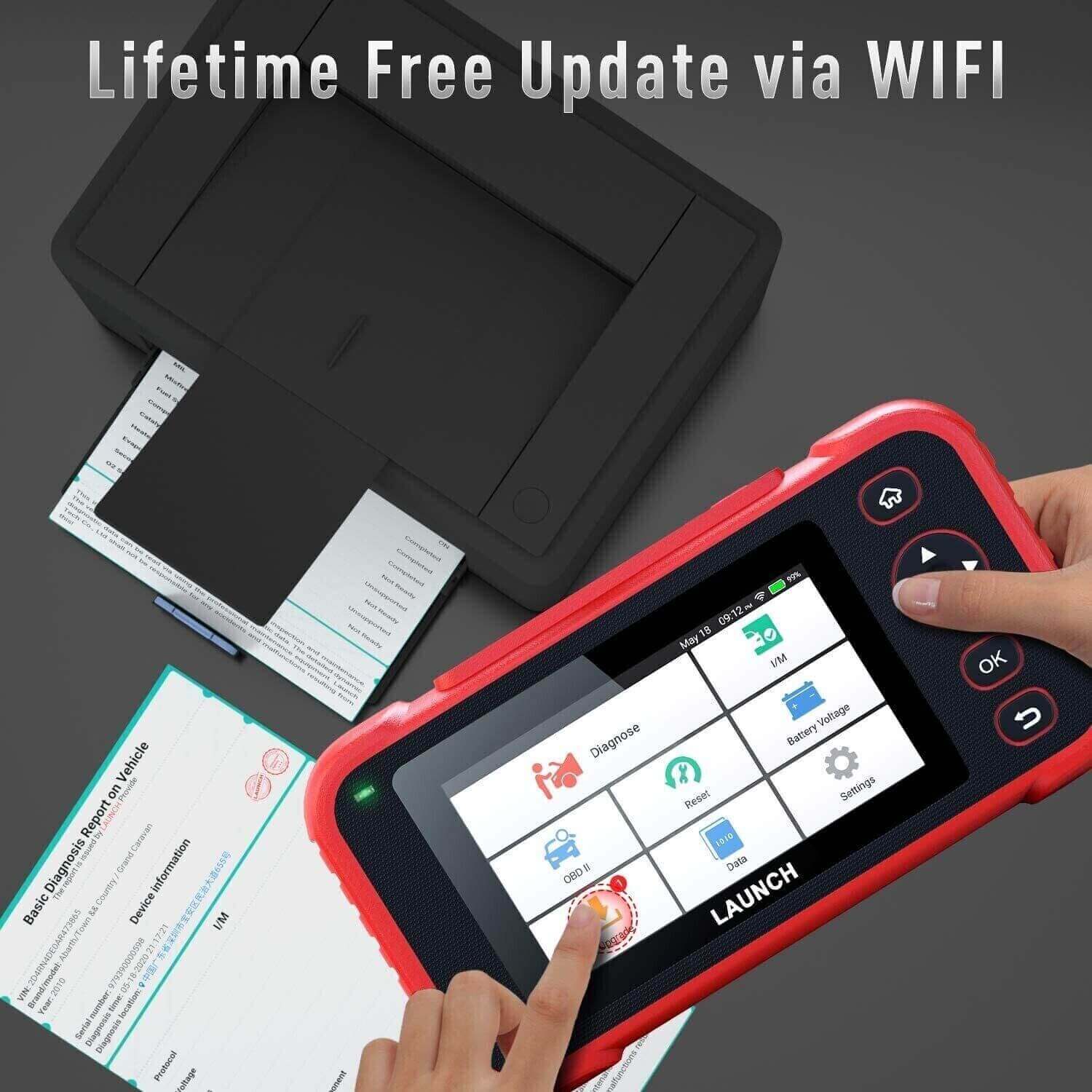 LAUNCH CRP129i ABS Brake Bleeding Scan Tool | 4-System OBD2 Diagnostic Scanner - Image 7