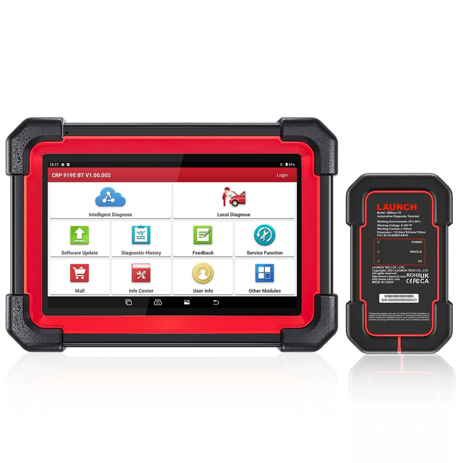 LAUNCH X431 CRP919EBT Wireless Bi Directional Scan Tool | ECU coding