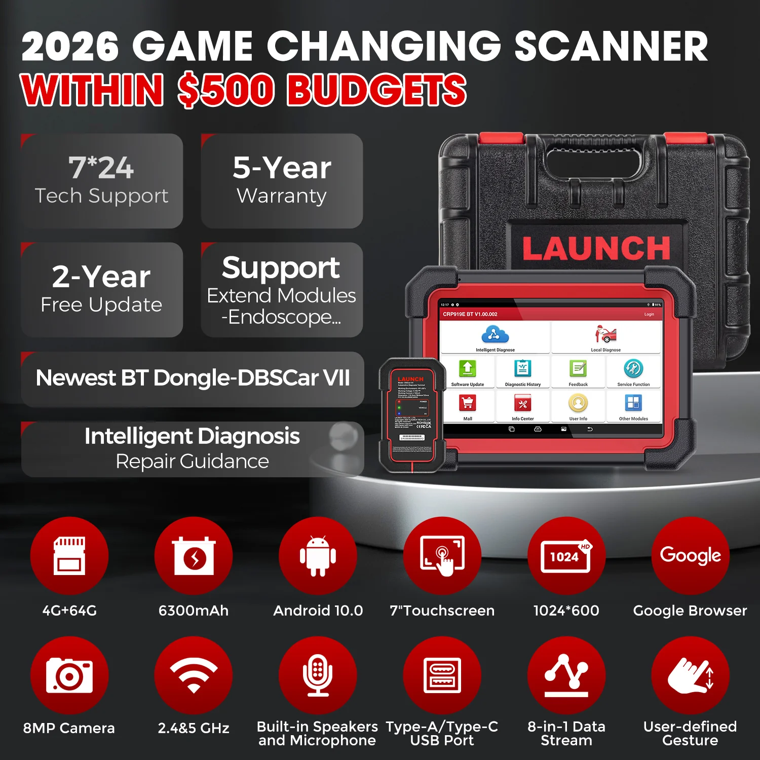 LAUNCH X431 CRP919EBT Wireless Bi Directional Scan Tool | ECU coding - Image 12