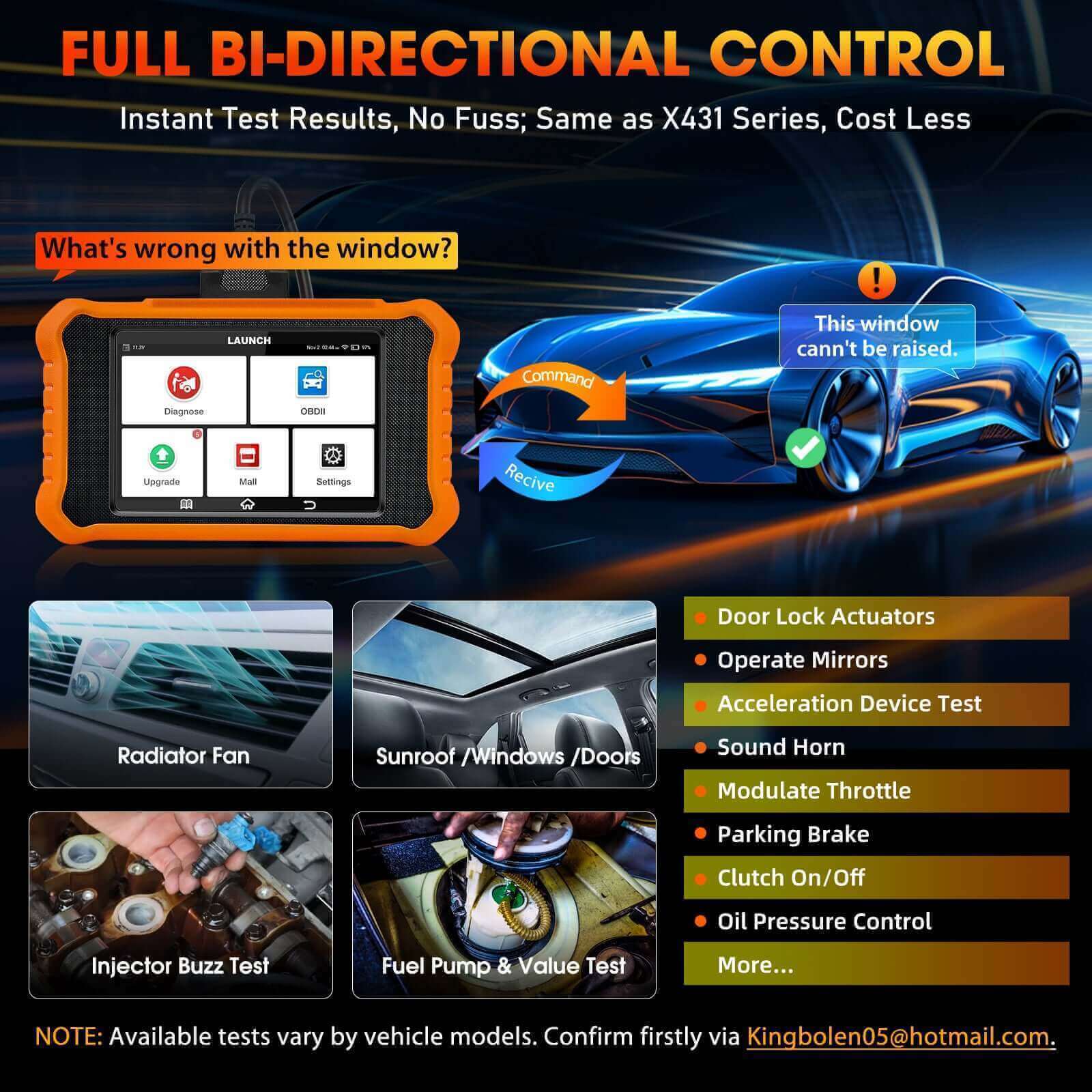 LAUNCH X431 Creader Elite 2.0 for Hyundai Obd2 Scanner | Bi-Directional Control - Image 5