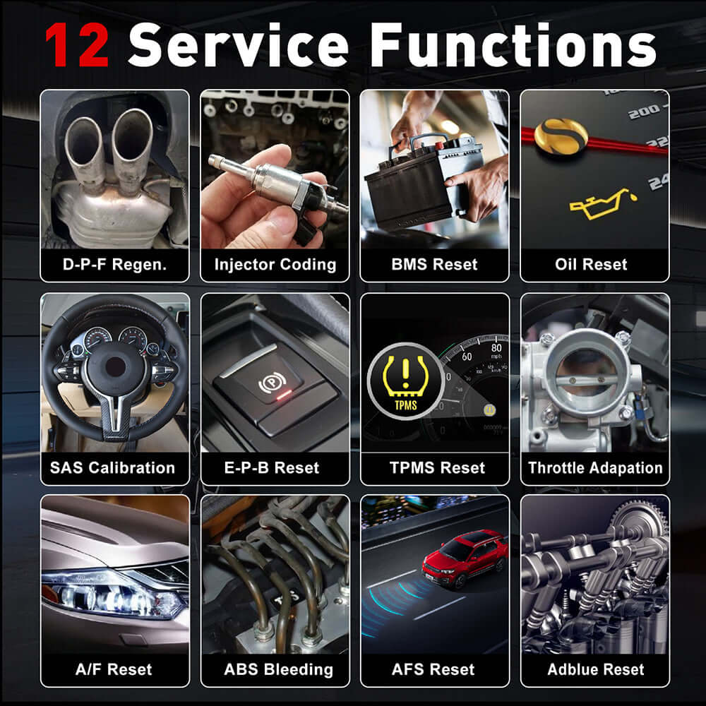 LAUNCH CRP129I V2.0 Elite Injector Coding Tool & 4-System OBD2 Scanner - Image 4