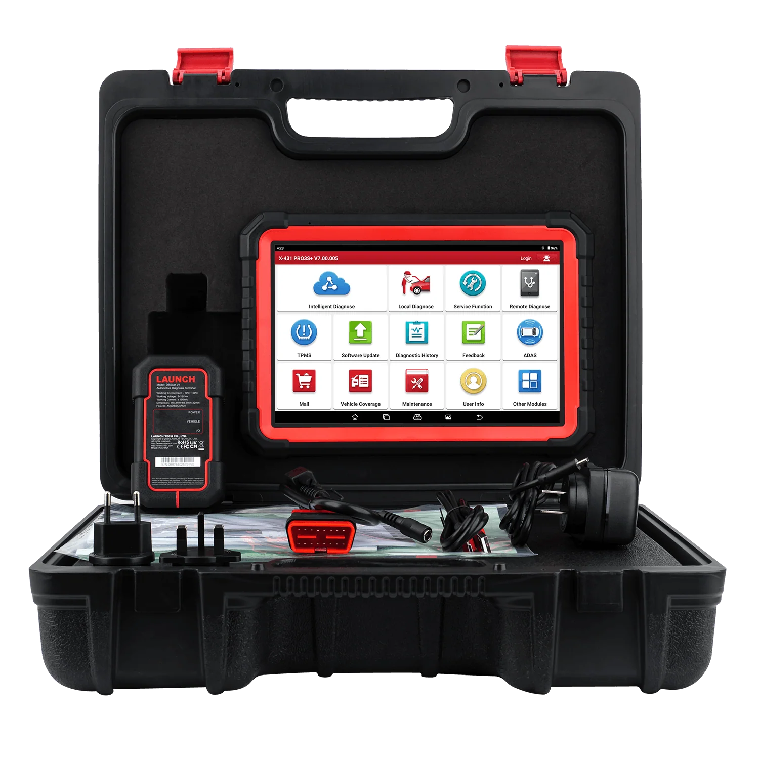 LAUNCH X431 PRO3S+ V5.0 Professional Auto Scan Tool | 10.1" Topology Map Scanner - Image 4